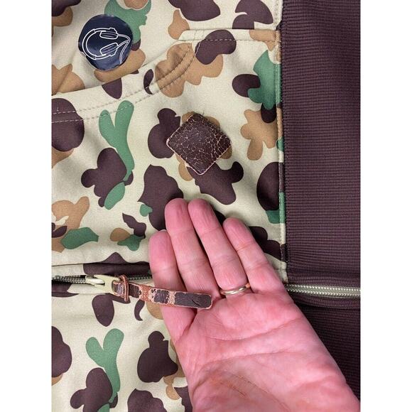 Burton Scoop Hoodie Jacket Womens Small Camo DryRide Thermex Softshell Brown - Picture 4 of 13